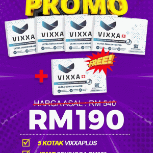 SUPER PROMO (Limited Offer) - 4 kotak Vixxa + FREE 1 kotak